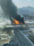  제2경인고속도로 북의왕IC 인근 방음터널 화재. 사진 독자제보