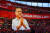 에르도안 대통령이 이끄는 집권여당 AKP 지지자들이 지난 11월 27일 이스탄불 경기장에서 열린 집회에 참석했다. 경기장 관중석에는 에르도안 대통령의 초상화가 전시됐다. AFP=연합뉴스