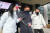 '이태원 참사' 관련 증거인멸교사 혐의를 받고 있는 박성민 전 서울경찰청 정보부장이 지난 13일 오전 서울 마포경찰서에서 검찰로 송치되고 있다. 뉴스1