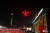 북한이 2018년 1월 평양 김일성 광장에서 제8차 당대회 기념 열병식을 열었다. 사진은 열병식이 진행된 김일성광장 상공에 노동당 심볼을 LED 드론으로 형상화한 모습. 연합뉴스 