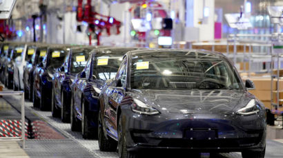 테슬라 중국 전기차 12월 판매, 5개월 만에 최저…BYD‧GM에 밀려