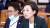 김현미 전 국토교통부 장관이 서울 여의도 국회에서 열린 국토교통위원회 전체회의에서 의원들과 질의응답을 하고 있다. 뉴스1