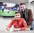 아들 로미오 베컴(왼쪽)의 브렌트퍼드 계약 현장에 함께 한 데이비드 베컴. 사진 브렌트퍼드 SNS