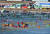 소양강 최상류 빙어호가 꽁꽁 얼어붙으며 인제빙어축제가 1월 20일 개막한다. 사진은 지난 19회 축제 전경. 인제빙어축제 제공
