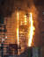 9일 오전 부산 부산진구의 한 오피스텔 주차타워가 불길에 휩싸여 있다. 부산소방재난본부는 화재 발생 50분 만에 큰 불길을 잡았고, 인명피해는 없는 것으로 확인됐다고 설명했다. 연합뉴스,독자제공