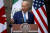 조 바이든 미국 대통령이 10일(현지시간) 멕시코의 수도 멕시코시티에서 열린 북미 3국(미·캐나다·멕시코) 정상회의에 참석해 발언하고 있다. EPA=연합뉴스