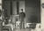 장인이자 스승이었던 김환기가 타계한 1974년, 윤형근이 자신의 신촌 아뜰리에에서 찍은 사진. 벽에 자신의 새로운 작품 '엄버-블루(청다색)'(左)과 김환기의 대표작 '어디서 무엇이 되어 다시 만나랴'(右)가 나란히 걸려 있다. [사진 국립현대미술관]