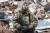 우크라이나 편에서 싸우기 위해 자유 러시아 군단에 합류한 러시아인 '카이사르'(가명). 이들은 러시아인으로 구성된 외국인 자원봉사 군단이다. AFP=연합뉴스