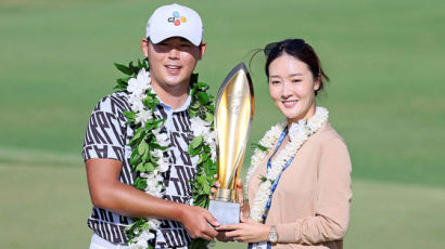 김시우-오지현, 신혼여행지서 상금 17억 PGA 투어 우승