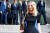 베르나르 아르노 LVMH 회장의 외동딸인 델핀 아르노가 지난 2019년 6월 20일에 파리에서 열린 패션행사에 참석했다. 델핀은 지난 11일 디올 CEO가 됐다. AFP=연합뉴스