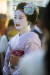 2018년 7월 일본 교토 기온에서 열린 '기온 축제'에 마이코 분장을 하고 참석한 여성. EPA=연합뉴스
