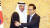 2010년 5월 이명박 대통령의 초청으로 청와대를 방문했던 무함마드 빈 자이드 알 나하얀 당시 왕세자의 모습. 무함마드 왕세자는 현재 UAE대통령으로 윤석열 대통령의 UAE순방에서 대한민국에 300억불 투자를 약속했다. 청와대사진기자단 