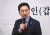 국민의힘 당권주자인 김기현 의원이 30일 오후 경기도 용인시 처인구에서 열린 용인갑 당원간담회에서 발언하고 있다. 뉴시스