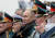 지난 해 모스크바 붉은 광장에서 열린 76주년 전승절 퍼레이드에 참가한 푸틴 러시아 대통령. 로이터=연합뉴스