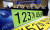 31일에 열린 법인승용차 전용 번호판 도입방안 공청회에서 법인 승용차 번호판(연두색)과 사업용 택시 번호판(노란색)이 공개되었다. [뉴스1]