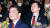 국민의힘 당권주자인 안철수 의원(왼쪽)과 김기현 의원이 지난달 16일 서울 중구 롯데호텔에서 열린 2023부산 출향인사 초청 신년인사회에 참석했다. 뉴스1