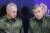 세르게이 쇼이구 러시아 국방장관(왼쪽)과 발레리 게라시모프 러시아군 총참모장이 지난해 12월 17일 우크라이나 전쟁을 지휘하는 러시아군 합동본부를 방문했다. 러시아 국방부는 구체적인 장소는 밝히지 않았다. EPA=연합뉴스