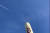 미 공군 전투기가 지난 4일 사우스캐롤라이나주 연안 상공에서 중국 정찰 풍선을 격추하고 있다. AP=연합뉴스