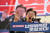 이재명 민주당 대표가 4일 서울 중구 숭례문 앞에서 열린 '윤석열 정권 민생파탄 검사독재 규탄대회'에서 연설을 하고 있다. 공동취재단
