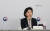 지영미 질병관리청장이 7일 충북 청주 질병관리청에서 간담회를 열었다. [사진 질병관리청]