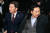 국민의힘 대표 후보인 김기현 의원(오른쪽)과 안철수 의원이 7일 오전 서울 강서구 ASSA빌딩 방송스튜디오에서 열린 국민의힘 제3차 전당대회 비전발표회에 참석해 있다. 국회사진기자단