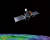 달 상공 100km 임무궤도를 도는 다누리 상상도. 한국항공우주연구원