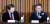 성일종 국민의힘 정책위의장(왼쪽)과 김성환 더불어민주당 정책위의장이 14일 오후 서울 여의도 국회에서 열린 정부조직법 관련 3+3 협의체에서 대화를 하고 있다. 뉴스1