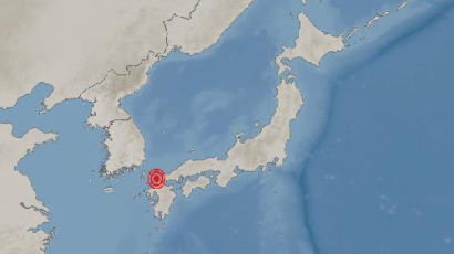 일본 규슈 후쿠오카 북쪽 바다서 규모 4.3 지진