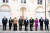 주요 7개국(G7) 외교장관이 18일(현지시간) 독일 뮌헨에서 기념촬영을 하고 있다. EPA=연합뉴스
