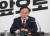 국민의힘 3·8 전당대회 김재원 최고위원 후보가 20일 대구시당에서 기자간담회를 하고 있다. 연합뉴스