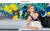 조앤 미첼의 작품을 배경으로 사용한 루이뷔통의 광고. 해당 광고 캡처