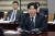 김소영 금융위원회 부위원장이 22일 오전 정부서울청사에서 열린 '제1차 은행권 경영·영업관행·제도 개선 TF 회의'를 주재하고 있다. 연합뉴스