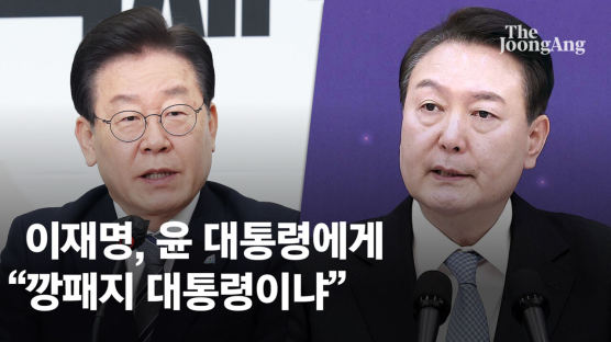 尹 '깡패' 빗댄 이재명 "번개탄 생산 막아 자살 예방? 장난하나"
