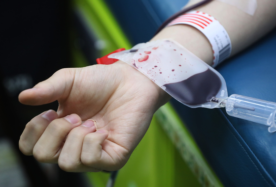 27일 서울 상암동 DMC 홍보관에서 ‘전세계 헌혈 하나둘 운동’