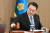 윤석열 대통령이 21일 서울 용산 대통령실 청사에서 열린 제8회 국무회의에서 의사봉을 두드리고 있다. 뉴스1