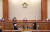 유남석 헌법재판소장(가운데)과 재판관들이 23일 오후 서울 종로구 헌법재판소 대심판정에서 자리에 앉아있다.연합뉴스