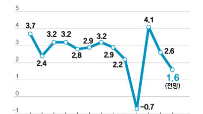 저성장 늪에 빠진 한국, 2년 연속 OECD 평균 밑돌아