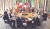 지난해 6월 26일 독일 엘마우성에서 열린 G7 정상회의에 참석한 당시 각국 정상들. 왼쪽부터 시계 방향으로 기시다 후미오 일본 총리, 우르줄라 폰데어라이엔 EU 집행위원장, 샤를 미셸 EU 정상회의 상임의장, 마리오 드라기 이탈리아 총리, 저스틴 트뤼도 캐나다 총리, 에마뉘엘 마크롱 프랑스 대통령, 올라프 숄츠 독일 총리, 조 바이든 미국 대통령, 보리스 존슨 전 영국 총리. AP=연합뉴스