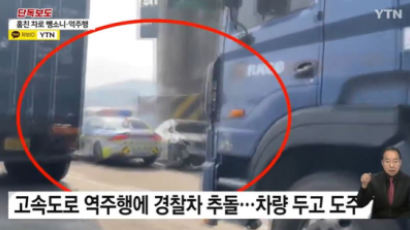 훔친 車로 역주행, 경찰차까지 '쾅쾅쾅쾅'…10대들 무서운 질주