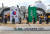 9일 윤석열 대통령(가운데)이 울산 울주군 에쓰오일 울산공장에서 열린 '샤힌 프로젝트 기공식'에 참석했다. 사진 에쓰오일