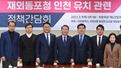 인천시, 국회의원들과 재외동포청 유치 위한 정책간담회 개최