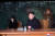 김정은 북한 국무위원장이 9일 둘째 딸 김주애와 함께 화력습격훈련을 참관하는 모습. 조선중앙통신. 연합뉴스.