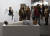 올 스페인 아르코 아트 페어에 나온 피카소 형상의 조각품. [AFP=연합뉴스]