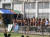 아르헨티나 로사리오의 한 초등학교에서 수영복을 입고 출석한 학생들. 인터넷 캡처=연합뉴스