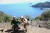 사이키·오뉴지마 코스의 해안 언덕.