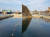 19일(현지시간) 덴마크 코펜하겐 브리게 섬에 있는 하버 배스 수영장에 마련된 다이빙대. 이 다이빙대의 최고높이는 5m다. 코펜하겐(덴마크)=나운채 기자