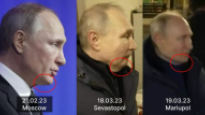 "누가 진짜 푸틴일까" 조롱 쏟아졌다…대역설 부른 턱 사진 보니