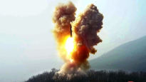 [사진] 북, 사일로서 SRBM 발사 정황 … 800m 상공서 핵 폭발 훈련