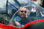 튀르키예의 레제프 타이이프 에르도안 대통령이 허르커스(Hurkus) 훈련기의 조종석에 탑승해 있는 모습. [AP]