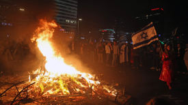 '장관 해임' 폭주 네타냐후에 민심 폭발…이스라엘 20만 시위 격화